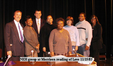 NEH group at reading of Love