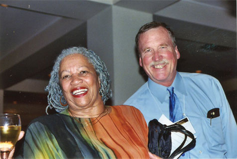 Toni Morrison with Cardoza teacher Frazier O'Leary
